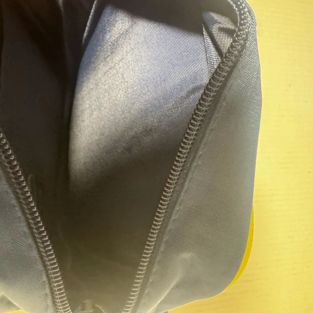 Nautica Unisex Navy and Yellow Messenger Bag